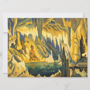 Carte Bouddha le gagnant (art bouddhiste) (par Roerich)