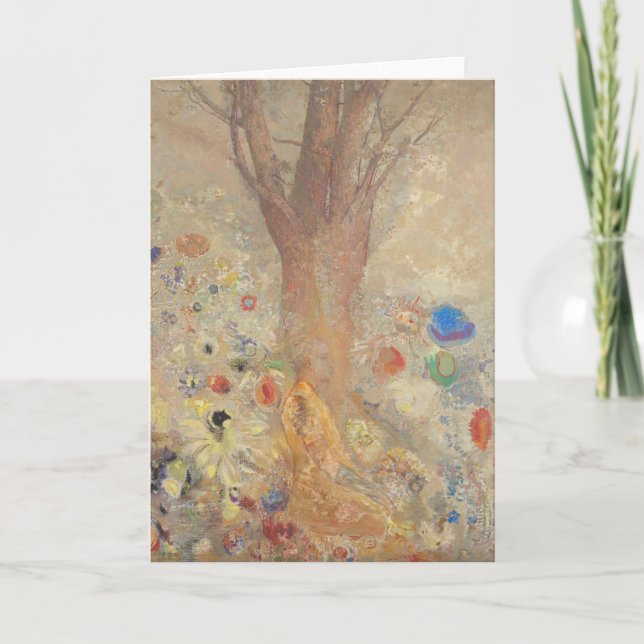 Carte Bouddha par Odilon Redon (Devant)