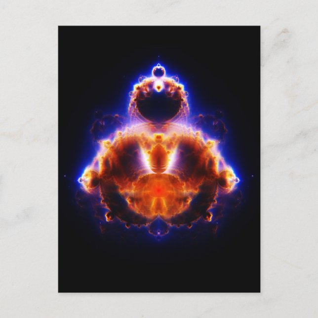 Carte Bouddhabrot Mandelbrot Set Gautama Bouddha (Devant)