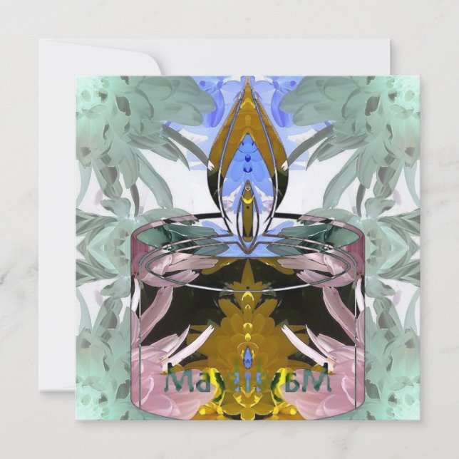 Carte bougie M1 (Devant)