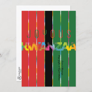 Carte Bougies Kwanzaa