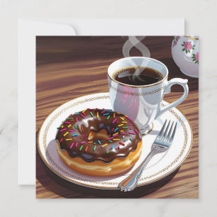 Carte Bouillie de chocolat congelée et café