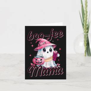 Carte Boujee Boo Jee Éffrayant Citrouille d'Halloween ro