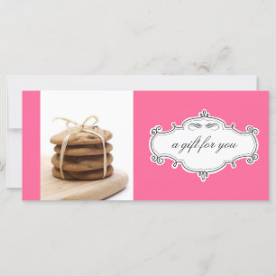 Carte Boulangerie ou Cookie Business Certificats cadeaux