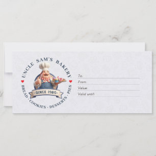 Carte Boulangerie Pâtisserie Chef Pâtissier Cadeau de De