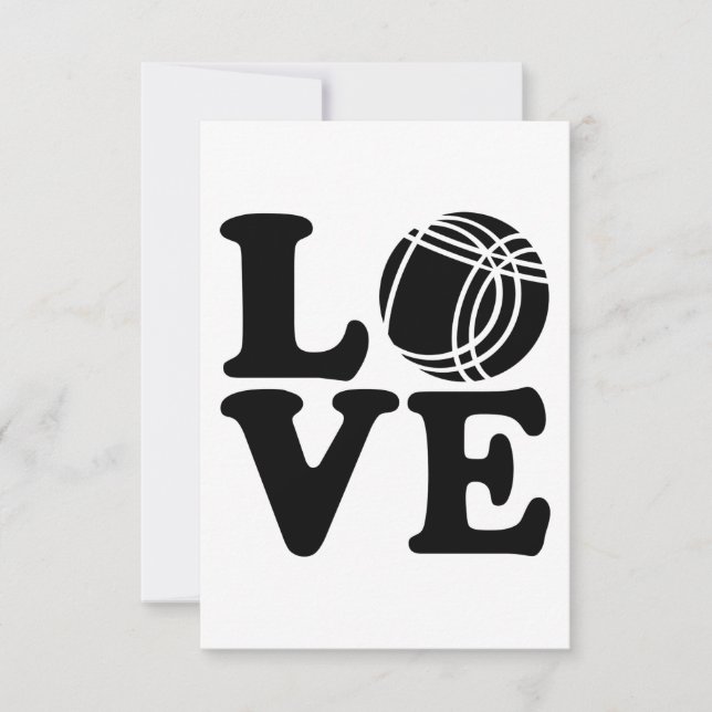 Carte Boule amour (Devant)