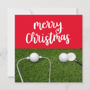 Carte Boule de golf avec pour docteur Médicale golfeur N