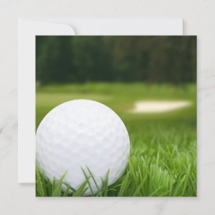 Carte Boule De Golf En Herbe