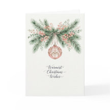 Boule de Noël botanique rose pâle de Noël