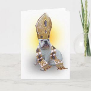 Carte Bouledogue pieux