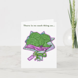 Carte Bouquet amusant de Broccoli Lover