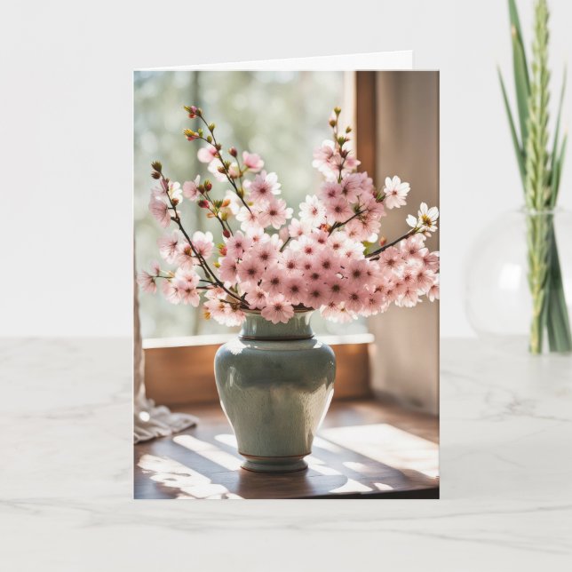 Carte Bouquet Cherry Blossom (Devant)