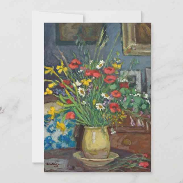 Carte Bouquet de Fleurs | Albert André (Devant)
