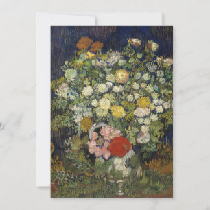 Carte Bouquet de fleurs dans un vase   Vincent van Gogh