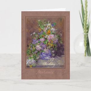 Carte Bouquet de fleurs de Renoir CC0864 Joyeux annivers