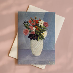 Carte Bouquet de fleurs Henri Rousseau
