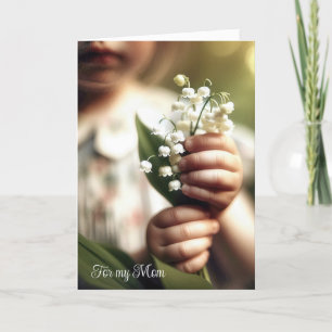 Carte Bouquet de muguet pour la fête des mères