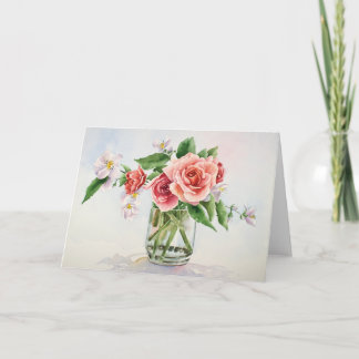 Carte Bouquet de roses