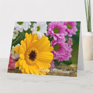 Carte Bouquet des fleurs