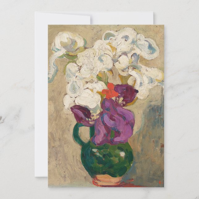 Carte Bouquet d'Iris | Louis Valtat (Devant)