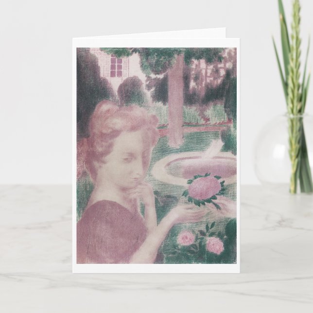 Carte Bouquet du matin, Maurice Denis (Devant)