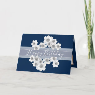 Carte Bouquet floral Daffodil Fleurs Chic Girl Anniversa