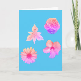 Carte Bouquet Pastel