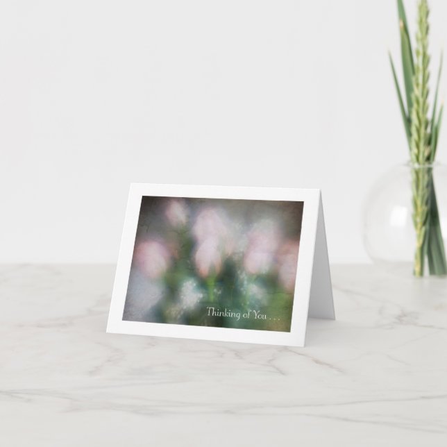 Carte Bouquet rose #2 (Devant)