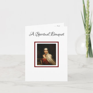 Carte Bouquet spirituel St Teresa d'Avila