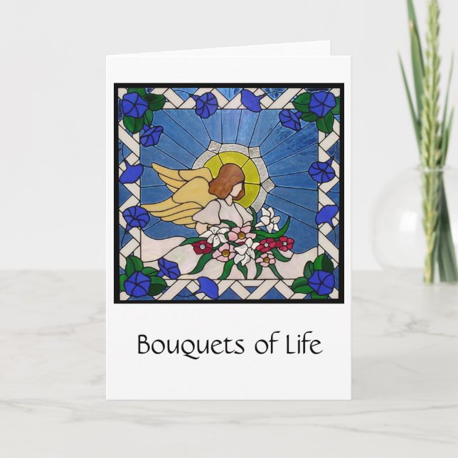Carte Bouquets de la vie (Devant)