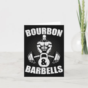 Carte Bourbon Barbells Fitness Bodybuilding Poids-liftin
