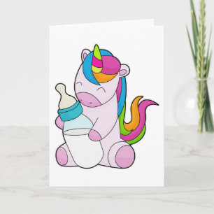 Carte Bouteille de lait de licorne