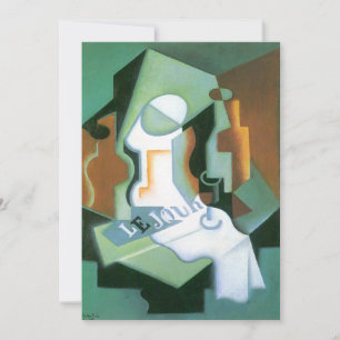 Carte Bouteille et Compotier par Juan Gris, Cubisme Vint