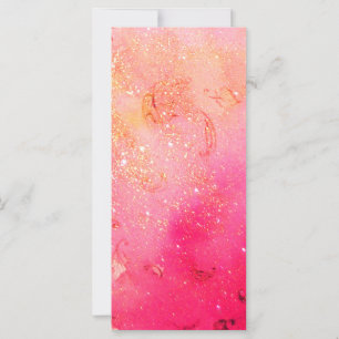 CARTE BOUTEILLE MAGIQUE EN ÉCLAIRAGE D'OR