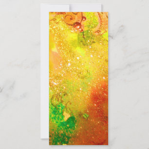 CARTE BOUTEILLE MAGIQUE EN ÉCLAIRAGE D'OR