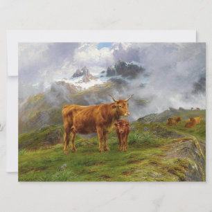 Carte Bovins des Highlands (par Rosa Bonheur)