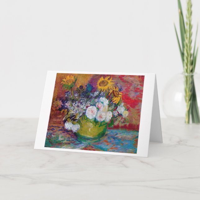 Carte Bowl avec fleurs, Van Gogh (Devant)