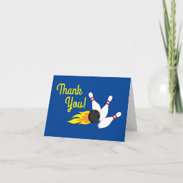 Carte Bowling Anniversaire de enfant Party Cute Sports