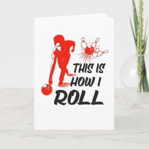 Carte Bowling Bowling Bowling Ball Dit Bowler Cadeau