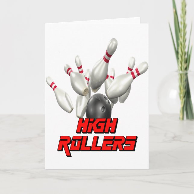 Carte Bowling High Rollers (Devant)