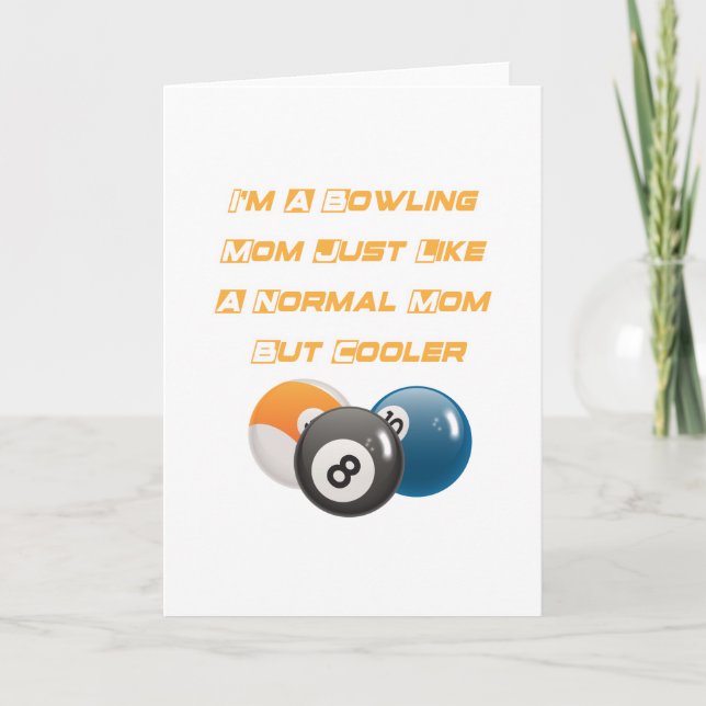 Carte Bowling Maman Funny Mère Jour Joueur-cadeau Bowlin (Devant)