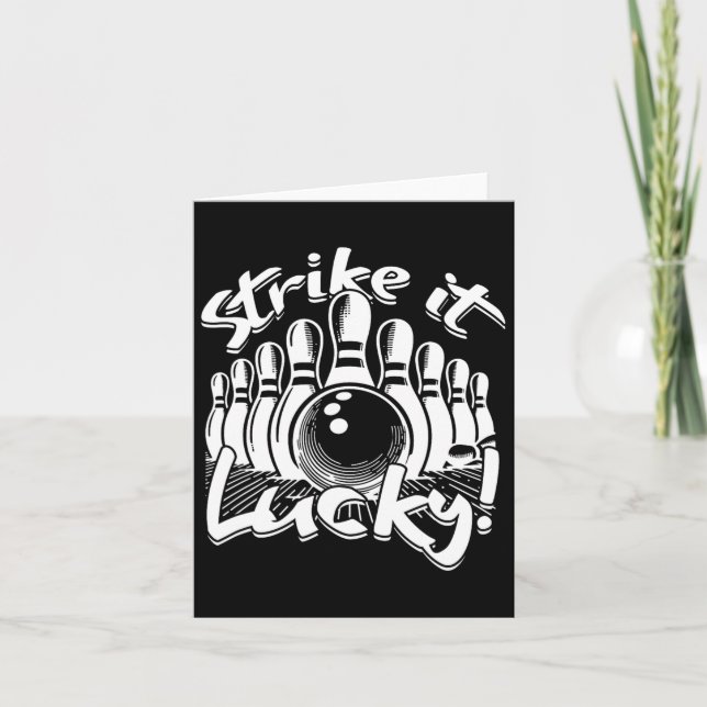Carte Bowling Strike It Lucky (Devant)