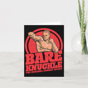 Carte Boxe à mâchoires nues - Le sport de combat origina