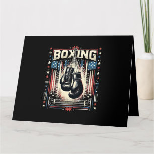 Carte Boxe américaine - Boxer Vintage Bo