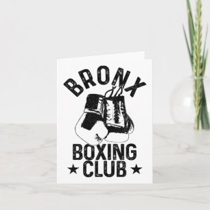 Carte Boxe Bronx Martial Arts Ny New York Boxer