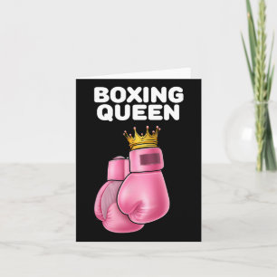 Carte Boxe de boxe Queen femmes Boxer filles Boxer Boxer