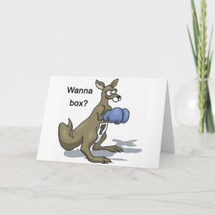 Carte Boxe Kangaroo