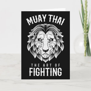Carte Boxe Thaïlandaise Lion Muay Thai Et Mma