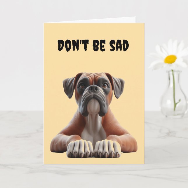 Carte Boxer 40th Birthday (Petite plante)