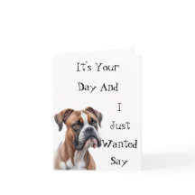 Boxer C'est ton jour d'anniversaire